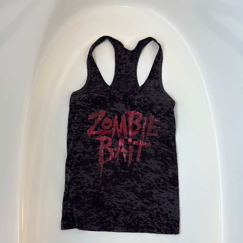 Universal Black and Red Graphic Tank Top